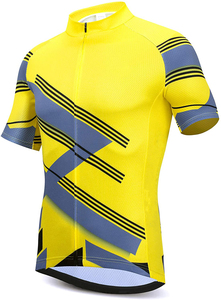 Ensemble de cyclisme pour hommes imprimé à manches courtes, coupe décontractée, vêtements de vélo, short de vélo de route rembourré, ensemble de cyclisme sublimé - Product Image 3