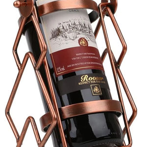 Porte-vin unique en fil de fer diamanté, support de présentation classique pour table, MR HANDICRAFT, capacité 3L - Product Image 1