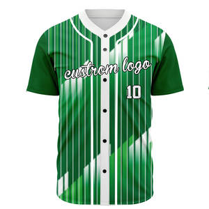 Uniformes de softball personnalisés à impression numérique respirants et grande taille avec logo brodé et maillot de baseball à séchage rapide pour hommes - Product Image 6