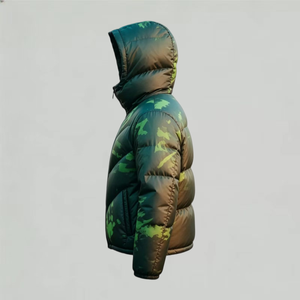 Custom Hydrochromic Thermochromic Temperature Color Changing Puffer Down Jacket Winter Water Resistance Reactive <b>Heated</b> <b>Coats</b> - Product Image 4