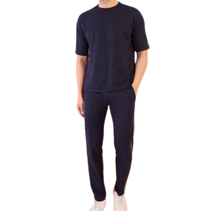 Ensemble de pyjamas pour hommes en coton mélangé, doux et respirant, vêtements de détente, fabricant OEM - Product Image 3