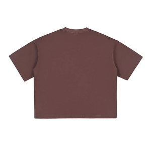 T-shirts vintage unis 190g en gros pour impression, t-shirts oversize en coton pour hommes - Product Image 4