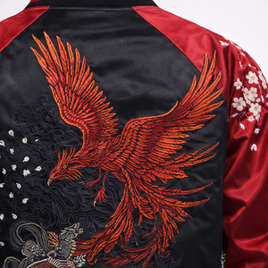 OEM Custom Windproof Winter Varsity Bomber <b>Jacket</b> <b>Mandarin</b> <b>Collar</b> Zipper Closure Unisex 100% Polyester Embroidered Private Front - Product Image 4