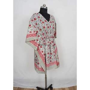 ชุดคาฟตันผ้าฝ้ายแท้ 100% สำหรับผู้หญิง เสื้อคลุมคาฟตันผ้าฝ้ายทำมือ สไตล์โบโฮ ชุดคาฟตันฟรีไซส์ ชุดเดรสคาฟตัน ผ้าฝ้ายเป็นมิตรกับสิ่งแวดล้อม ของขวัญสำหรับเธอ - Product Image 5