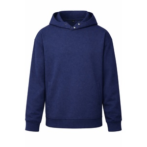 Sudadera con Capucha Personalizada, Estampada, de Forro Polar, Holgada, Informal, de Poliéster/Algodón, para Hombre, Cálida, de Invierno, Estilo Urbano - Product Image 2