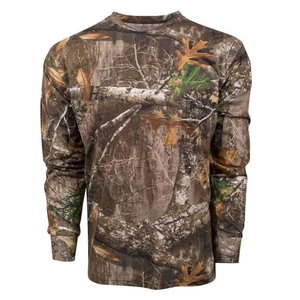 Men Performance Outdoor Hunting Wear T-Shirt Logo Sublimation Long Sleeve Hunting Shirts Sun Protection Custom - Product Image 4