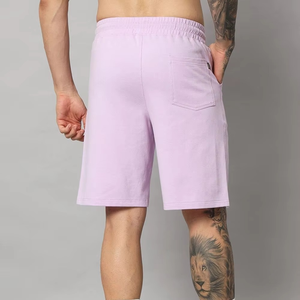 กางเกงขาสั้นผู้ชายทรงคลาสสิค สปอร์ต ผ้าถัก เอวกลาง ทรงปกติ 100% ผ้าฝ้าย แห้งเร็ว คุณภาพสูง ราคาถูก ขายดี - Product Image 4