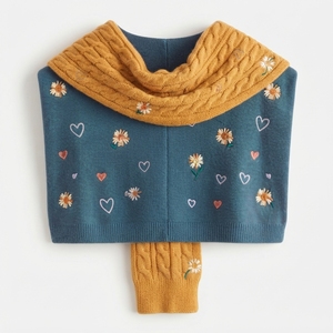 Proveedor de Bufandas de Punto Personalizadas OEM ODM, Fábrica Mayorista de Bufandas de Pashmina Cálidas para Mujer, Invierno, MOQ Bajo, Envío Rápido - Product Image 2