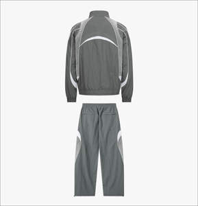 Conjunto Deportivo Personalizado para Hombre, Sudadera con Capucha de Poliéster y Algodón, Chaqueta Cortavientos de Alta Calidad, Dos Piezas, Impermeable, Nuevo Diseño 2 - Product Image 3