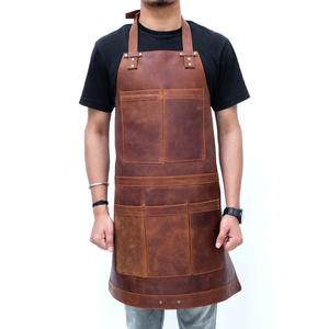 Personalized Logo Polyester Fabric <b>Aprons</b> Restaurant Barber Shop & Beauty Salon Hair Adjustable Shoulder Strap and Comfort <b>Apron</b> - Product Image 6