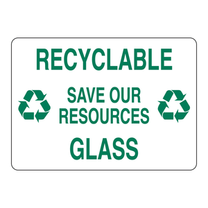 Panneau de signalisation solaire Brady en PVC recyclable « Sauvez nos ressources », imprimé UV, pour usage intérieur et extérieur - Product Image 3