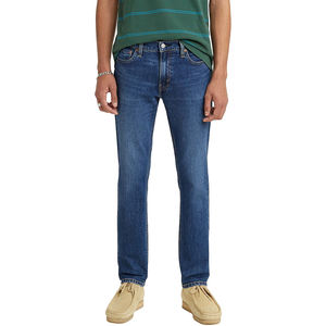 Pantalones Vaqueros de Mezclilla para Hombre, Cintura Media, Corte Recto, Desgastados, Lavado Sucio, Alta Calidad, Estilo Urbano, Venta al Por Mayor - Product Image 1