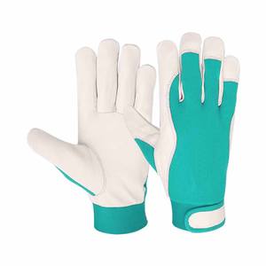 Gants d'assemblage en cuir de chèvre, résistants à l'abrasion et à la chaleur, doux et confortables, pour activités de plein air et jardinage - Product Image 2
