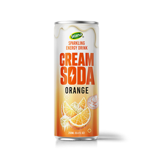 Bebida Energética de Soda con Crema y Naranja, Marca Privada/OEM/ODM, Lata de 250 ml - Product Image 1
