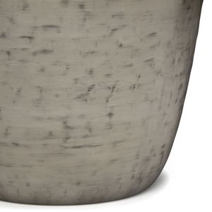 Tavolino Laterale Garvy in Metallo Argento Anticato, Elegante Arredamento per Soggiorno - Product Image 3