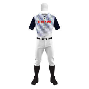 Uniforme de baseball respirant haute performance grande taille à manches courtes, maillot et pantalon d'équipe personnalisés, vente en gros OEM ODM ProGear - Product Image 6