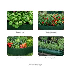 Sac de culture surélevé de haute qualité 50x25cm en PE 200gsm, sac de plantation durable pour légumes, fruits, jardinage et agriculture - Product Image 6
