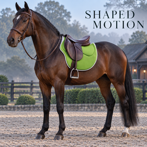 Almohadilla Transpirable para Silla de Montar con Superficie de Malla y Perfil Elevado |   Almohadilla de equitación con parte superior recortada y espalda en capas, con ribete. - Product Image 2