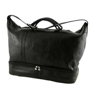 กระเป๋าเดินทางหนังแท้ทรงดัฟเฟิล ดีไซน์เรียบหรู ทำมือ สไตล์วินเทจ สำหรับเดินทางช่วงสุดสัปดาห์  ขนาดใหญ่ จุของได้เยอะ เหมาะสำหรับผู้ชายและผู้หญิง ทันสมัย พกพาสะดวก - Product Image 2