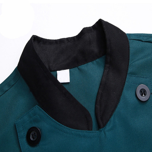 Chaqueta de Chef para Cocina de Hotel, Lona de Poliéster/Algodón, Manga Larga, Transpirable, Duradera, de Secado Rápido, Personalizable - Product Image 3