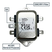 Filtre EMI Schaffner FN2010-6-06, suppresseur de bruit de ligne monophasée, automatisation industrielle, équipement médical, 6A