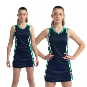 Wholesale Netball Uniform Dress Made to Order Customized Sleeveless Print Women Girls Netball Uniform - Product Image 5