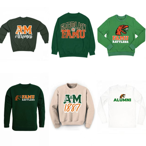 Sudadera con Cuello Redondo para Hombre de Florida A&M Alumni, Corte Regular, 100% Algodón, Estilo Casual para Invierno, Estampado Frontal, Transpirable - Product Image 6