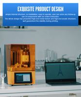 Imprimante 3D LCD à résine coulable grand format Dazzle 3D L120 Pro 2026 120*68*150 mm, imprimante 3D professionnelle pour la cire dentaire et les bijoux