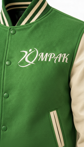 Sustainable American Style Hooded Eco-Friendly Winter Varsity <b>Jacket</b> with Front Logo Unisex - Product Image 4