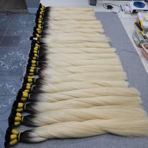 ผมต่อแบบเวอร์จิ้นแท้ 60 ซม. ฟอกสีแล้ว จำหน่ายเป็นมัด ทุกสี ทุกความยาว - Product Image 6