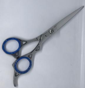 Kit de Barbier Abordable : Ensemble Ciseaux et Lames Noires pour Salon de Beauté, Ciseaux à Effiler Droitiers à Manche Court 28 Dents - Product Image 2