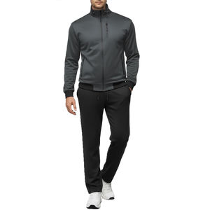 Conjunto Deportivo de Invierno de Alta Calidad con Cuello Alto, Diseño de Logotipo Personalizado, Transpirable y Ligero para Hombre - Product Image 5