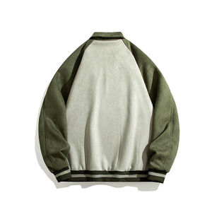 Chaqueta Bomber Transpirable de Algodón 100% para Hombre, Personalizada al por Mayor, Estilo Urbano con Logotipo Frontal y Diseño Personalizado - Product Image 2