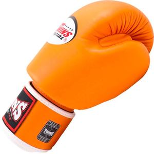 Guantes de Boxeo Naranja Personalizados OEM con Cierre de Gancho y Bucle para Muay Thai, Sanda, Adultos y Artes Marciales, Guantes de Entrenamiento Ligeros OEM - Product Image 3