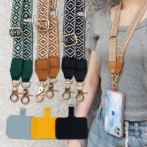 Fashion Adjustable Phone <b>Lanyard</b> Card Fixed Mobile Phone Shell Colorful Neck Cord Anti-lost <b>Lanyard</b> Strap Phone Safety Tether - Product Image 3