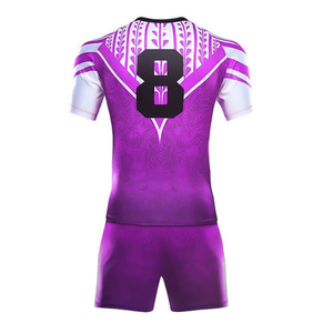 ออกแบบโลโก้ของคุณเอง RAPID SPORTS ชุดยูนิฟอร์มรักบี้แขนสั้นสำหรับผู้ชายฤดูหนาว ผลิตจากโพลีเอสเตอร์ 100% ป้องกันรังสียูวี ระบายอากาศได้ดี - Product Image 4