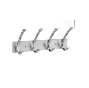 Stylish Black Aluminum Hooks Multifunction Clothing Organizer for Furniture Cabinets Wardrobes Bedrooms Bathrooms - Product Image 6