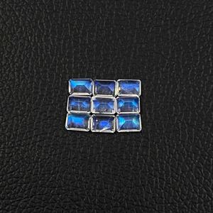 Pierre de lune arc-en-ciel naturelle de haute qualité IGI certifié pierre précieuse à facettes octogone Unique pierre précieuse en vrac au prix d'usine de gros - Product Image 3