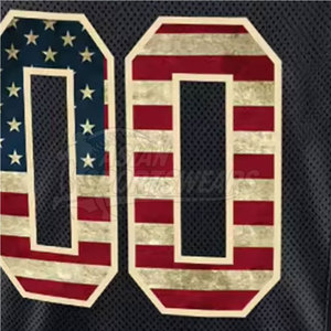 Jersey americano personalizable. Pedidos al por mayor disponibles. Varios tamaños, colores y estilos para combinar con las preferencias del equipo y del jugador. - Product Image 4