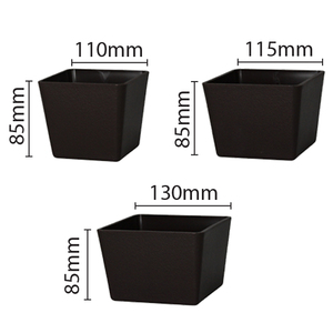 Macetas Cuadradas Minimalistas de Diseño Moderno, Ecológicas y Duraderas, con Orificio de Drenaje para Uso en Interiores/Exteriores, Decoración del Hogar, Regalo, Manualidades, DIY - Product Image 3