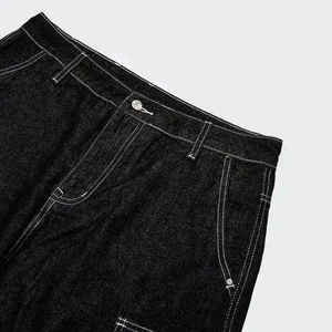 Pantalones Cortos Vaqueros Holgados de Verano para Hombre, 100% Algodón, Estilo Urbano, MOQ Bajo - Product Image 6