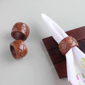 Wooden new classic look handmade napkin ring here trendy ecofriendly design <b>top</b> seller <b>table</b> <b>decoration</b> here - Product Image 3
