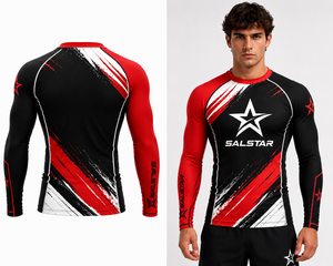 <b>Men</b>’s Long Sleeve Rash Guard Quick Dry <b>Compression</b> <b>Shirt</b> <b>for</b> Gym Workout Training Custom Sublimation Breathable Top Trending - Product Image 3