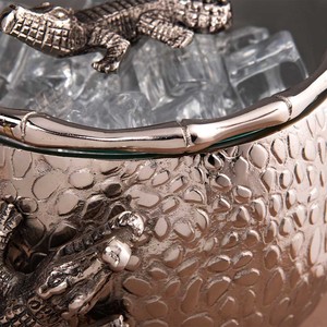 Handmade Metal Beverage <b>Cooler</b> Animal Design Vertical Modern Eco-Friendly Tabletop Drink Holder Living <b>Room</b> Bar Mitzvah Occasion - Product Image 4