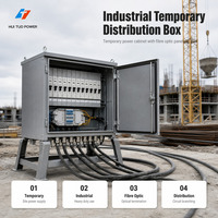Armoire de distribution électrique temporaire industrielle professionnelle en fibre optique de haute qualité
