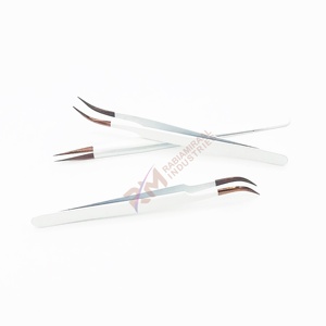 แหนบต่อขนตาปลายแหลมสแตนเลสสีขาว RMI และสีโรสโกลด์พลาสมา รุ่นปกติ - Product Image 6