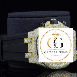 Best Selling Trendy Gold Iced Out Diamond Watch Stylish Wristwatch for Men and Women Available at Best Price - Product Image 4