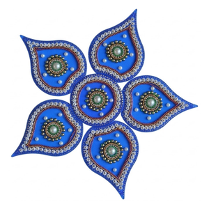 Mandala Rangoli Tradicional de Acrílico con Cuentas y Piedras de Cristal, Colores Brillantes, Empaque a Granel, Decoración para Festivales y Bodas - Product Image 1