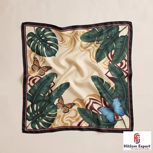 Écharpe imprimée de haute qualité, tissu léger, marque privée, OEM, ODM, fabricant de tissus sur mesure, produits textiles personnalisés de Bali, vente en gros - Product Image 3