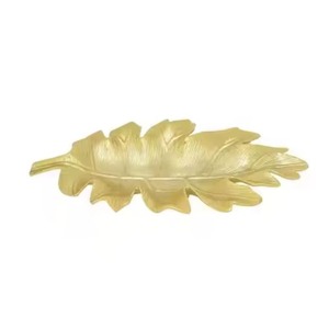 Assiette décorative en forme de grenade, finition dorée, pour offrir, exposer et servir, vaisselle décorative haut de gamme d'Inde - Product Image 6